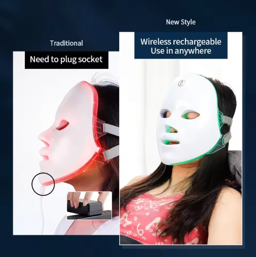 Mascarilla LED Terapeutica - Rejuvenece tu piel al instante